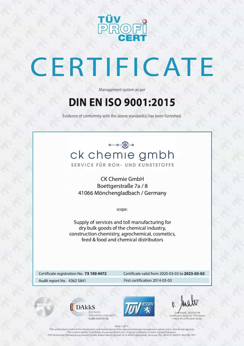 DIN EN ISO 9001